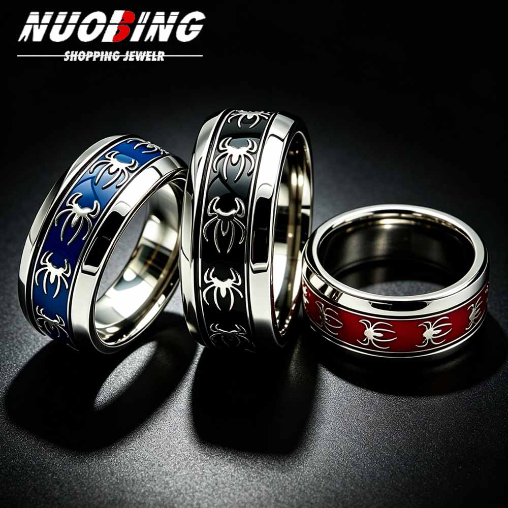 Initial Ring Custom - Nowy Pierścień w Stylu Vintage Punk