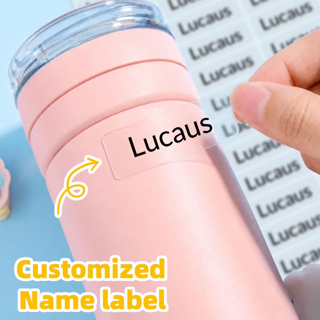 Personalized Name Box - 1-300 szt. Personalizowane naklejki z imieniem,