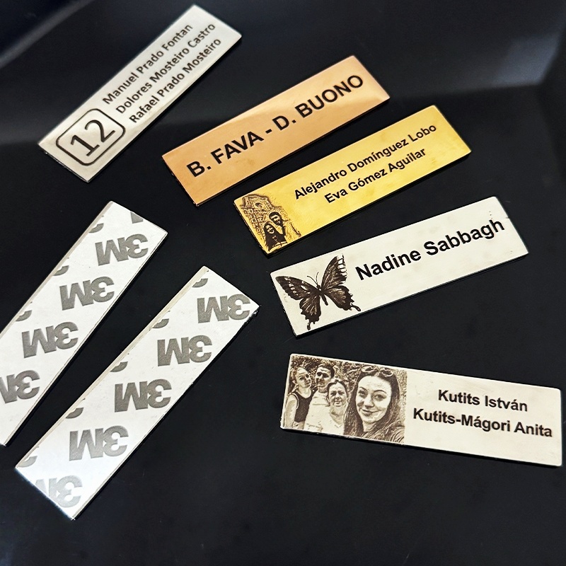 Personalized Name Box - Tabliczka metalowa z własnym nadrukiem 70x20mm,