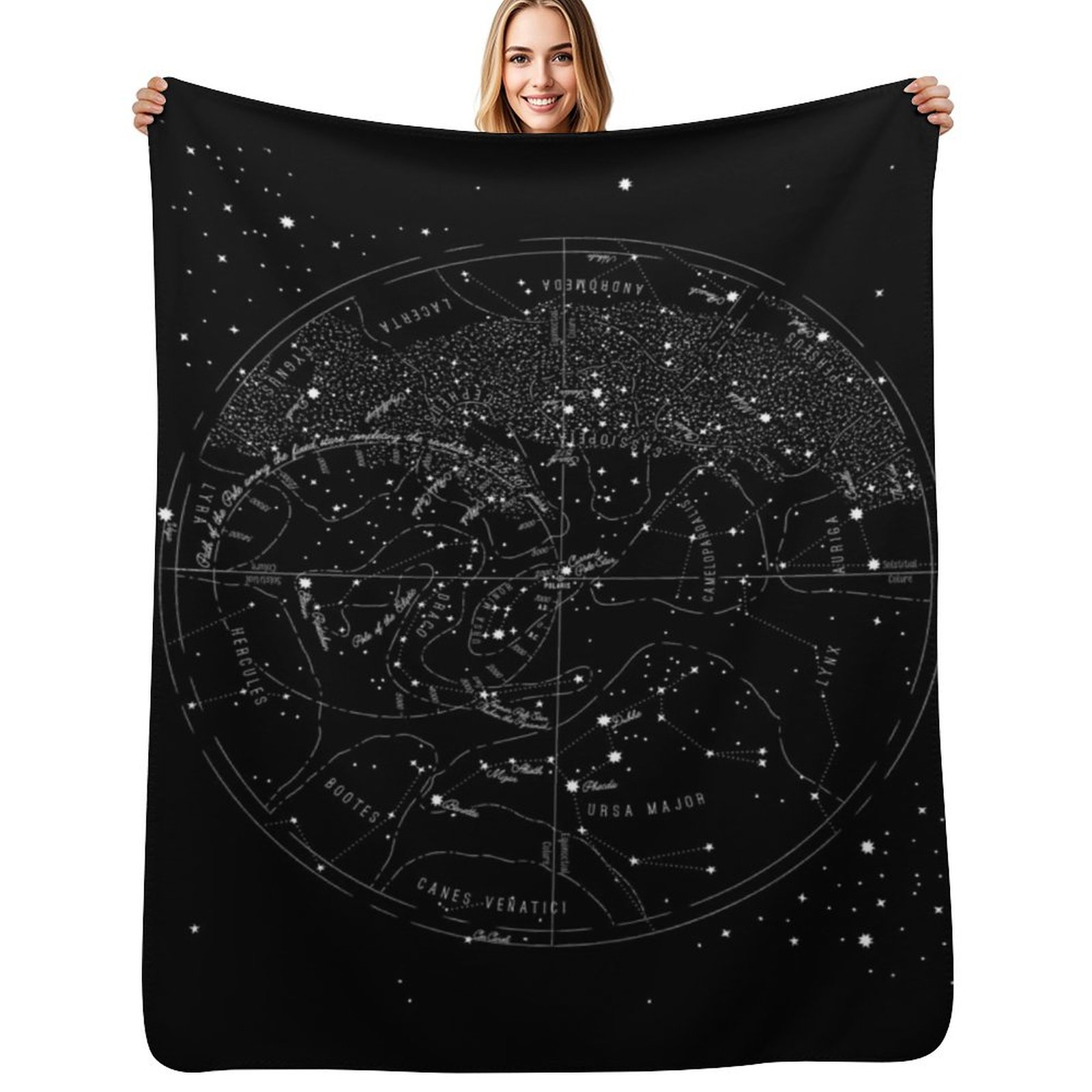 Koc z motywem szczegółowej map – Custom Star Map recenzja i cena