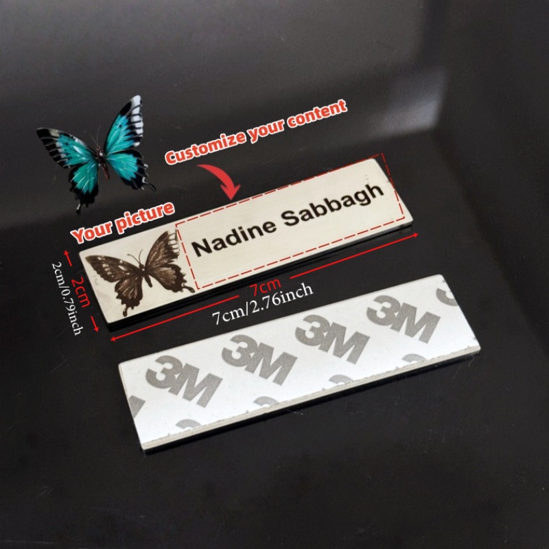 Tabliczka metalowa z własnym n – Personalized Name Box recenzja i cena
