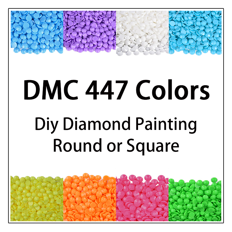 DMC 447 kolory 5D Diy diamento – Photo Mosaic Print recenzja i cena