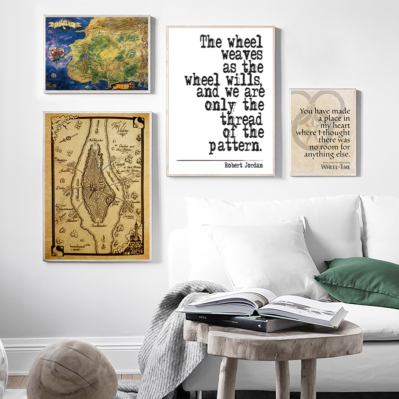 The Wheel of Time Map Poster P – Custom Star Map recenzja i cena