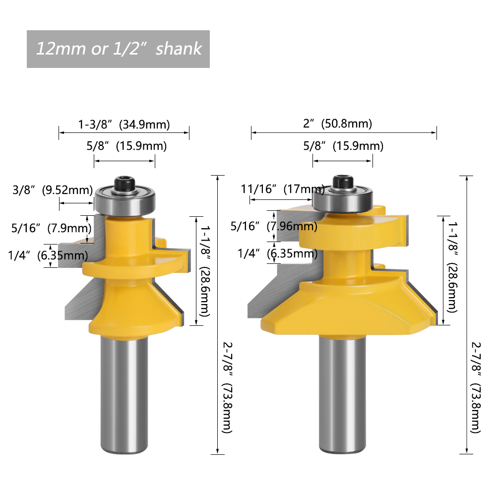 LAVIE 2 sztuk 12mm 1/2 Shank 1 – Engraved Wood Frame recenzja i cena