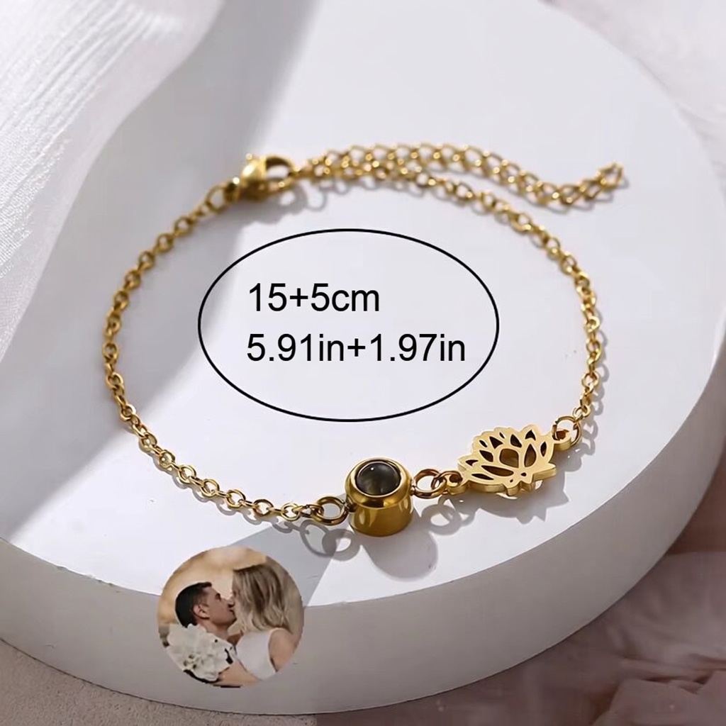 Bransoletka ze zdjęciem na zam – Birth Flower Necklace recenzja i cena