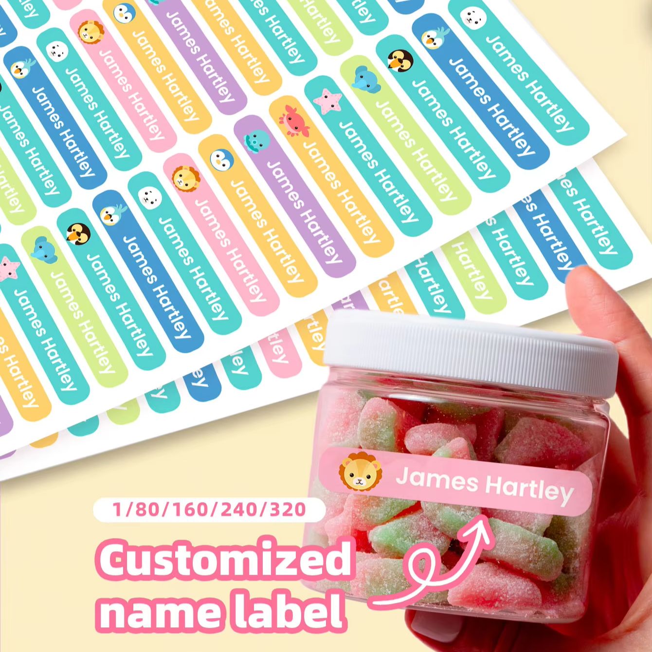 1-320 szt. Personalizowane nak – Personalized Name Box recenzja i cena