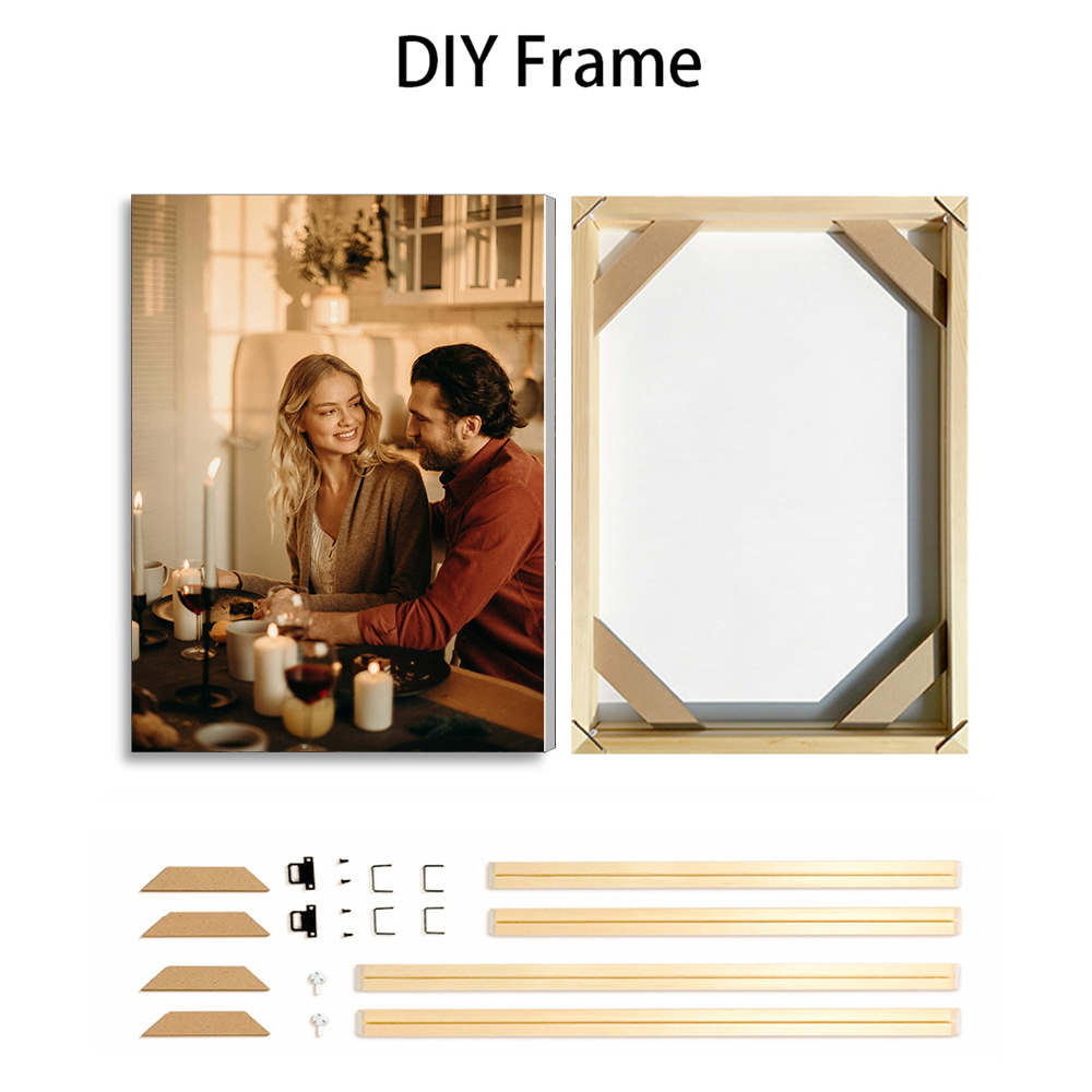 1 szt. Niestandardowe zdjęcia  – Engraved Wood Frame recenzja i cena