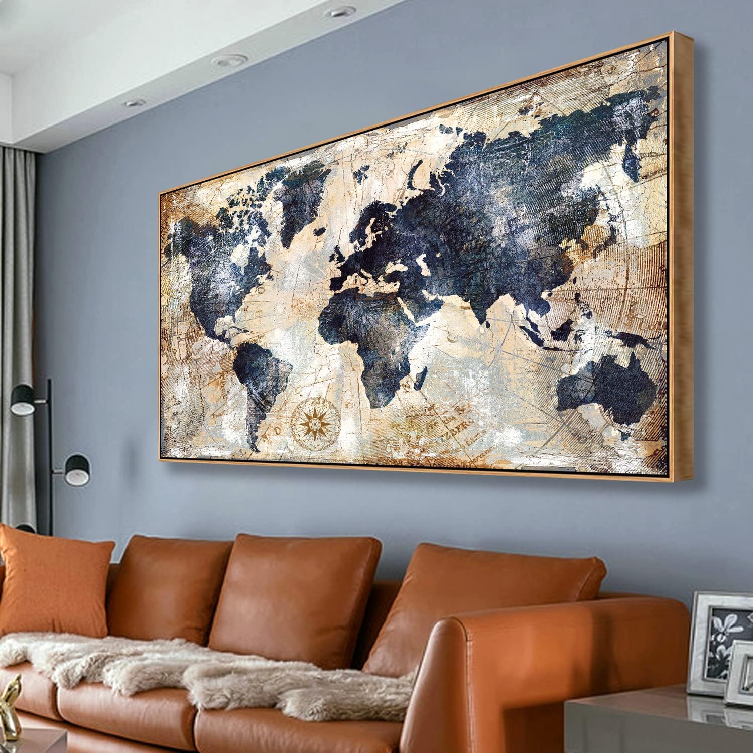 Oprawiona mapa świata na ścian – Custom Star Map recenzja i cena